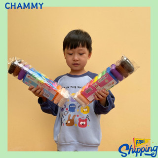 Đất nặn tự khô chammy đất set 12 màu sáng tạo