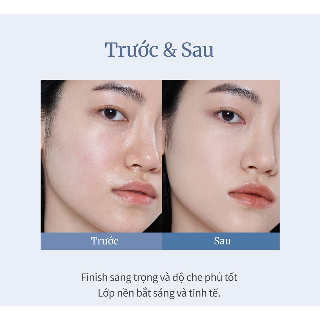 Phấn Nước Thuần Chay hince Second Skin Mesh & Matte Cushion