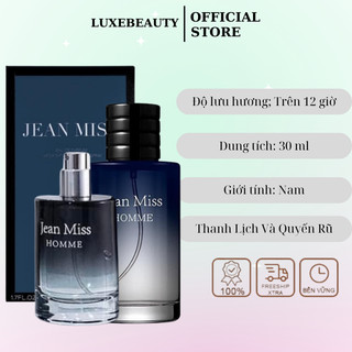 Nước Hoa Nam Jean Miss, Nước Hoa Nam Chính Hãng Giá Rẻ Thơm Lâu
