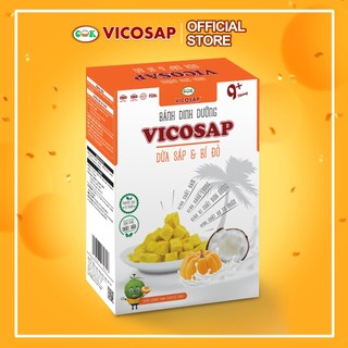 Cho bé - Bánh Dinh Dưỡng Vicosap Dừa Sáp & Bí Đỏ Hộp 18g