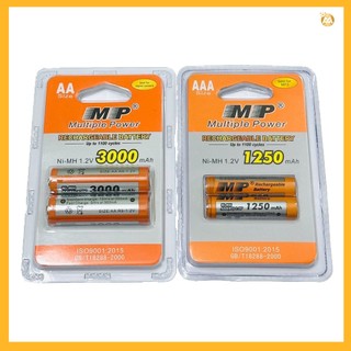 [1VĨ 2VIÊN] PIN SẠC AA/AAA CHÍNH HÃNG MP DUNG LƯỢNG CAO