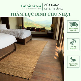 Thảm Trải Sàn bằng Lục Bình tự nhiên loại to - Thảm Trang Trí Decor Đẹp Bigsize