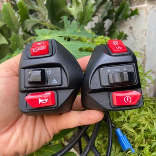 Cùm nvx, cùm nvx cho ex 135 mod sẵn nút đỏ passing hazart cùm nvx cho ex 2010 135