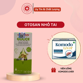 Nhỏ tai Otosan Tinh dầu Hạnh nhân, Keo ong giúp làm sạch lấy ráy tai giảm đau tai, nấm tai cho bé ( Lọ 10ml )