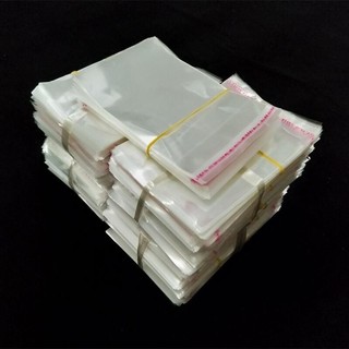 Set 50 túi kiếng opp dán miệng đủ size