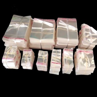 Set 50 túi kiếng opp dán miệng đủ size