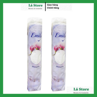Bông Tẩy Trang Emily Hàng Nhập Khẩu Đức, Chất Liệu Cotton Mềm Mịn 120 Miếng