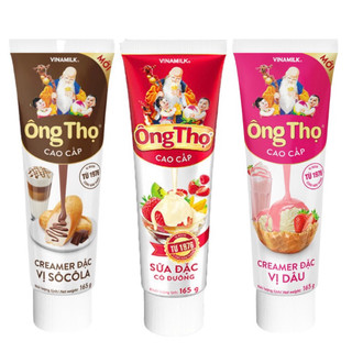   Combo 5 tuýp  Sữa đặc Ông Thọ cao cấp 165g  các vị  