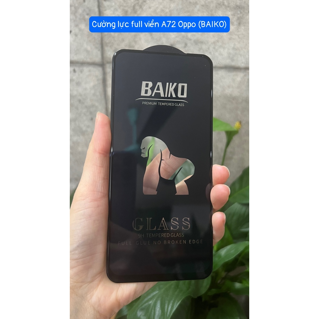 cường lực full viền A72 oppo -BAIKO