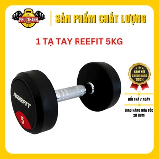 Tạ tay cao su 5kg reefit tạ phòng tập
