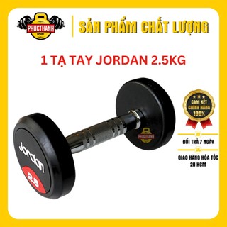 Tạ tay cao su Jordan 2.5kg cao cấp