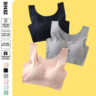 Áo Bra Tập Gym Yoga Nữ Nâng Ngực Không Gọng Zenie Áo Bra Thể Thao Không Lộ Viền Có Mút Ngực A3