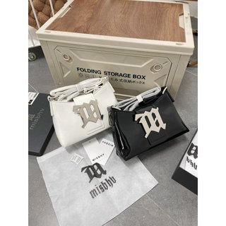 Túi xách nữ chất da bóng kiểu dáng nổi bật phối logo sang trọng Size 24