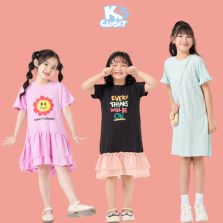 Váy Cotton K's Closet Cho Bé Gái (2-14 Tuổi) Mặc Hè Mát KT162THS/KT270THS/ E137ONS / E129ONS / E019TWS TMĐT
