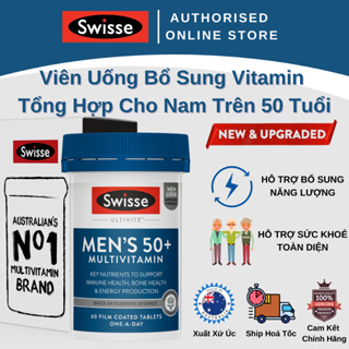 Vitamin tổng hợp cho nam giới trên 50 tuổi Swisse Ultivite Men s 50+