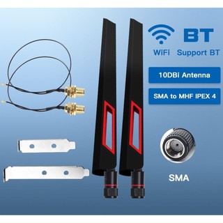 Bộ combo anten lắp pc cho card wifi m2 ngff