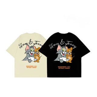 Phông cotton tom&jerry basic bigsize