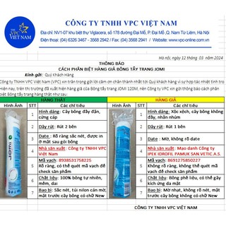 Bông Tẩy Trang JOMI sạch sâu, mềm mịn an toàn và lành tính cho da[COCOLUX]