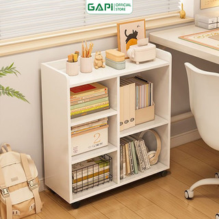 Kệ gỗ đa năng GAPI lưu trữ tiện dụng có bánh xe di động thông minh - GP173