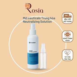 Dung dịch Md:ceuticals Md Peel Neutralizing Solution trung hòa axit làm dịu da