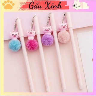 Bút nước mực đen tag heo xinh bông