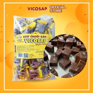 Kẹo Chuối Gân Vicosap túi 500g - Ít ngọt