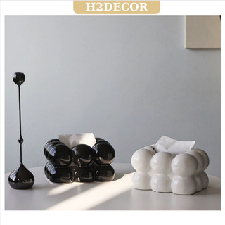 Hộp đựng khăn giấy đám mây Marshmallow cao cấp mới cho phòng khách-H2DECOR