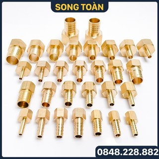 Béc ren trong đuôi chuột, đầu nối ren trong 9.6 13 17 21 27 đuôi chuột lắp ống 6 8 10 12 14 16 18 20 27mm