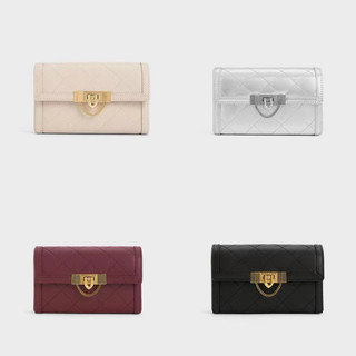[FULLBOX] Túi Cn.K dáng hộp khoá xích gập nhọn size 18cm