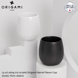 Origami japan ly sứ uống trà cà phê origami barrel flavor cup 200ml