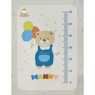 Thảm lót chống thấm 4D có thước đo chiều cao chính hãng Manny cho bé