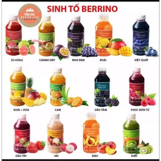Sinh tố nguyên chất berino đủ vị chai 1 lít