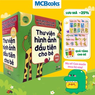 Sách Bộ Hộp Thư Viện Hình Ảnh Đầu Tiên Cho Bé Từ 0 6 Tuổi Song Ngữ Việt Anh