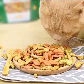 Bánh cá catnip cho mèo thơm ngon dinh dưỡng túi 100g