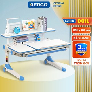 Bàn Học Thủy Lực Cao Cấp DERGO Hanover D01L Bàn Học Thông Minh Chống Gù Chống Cận