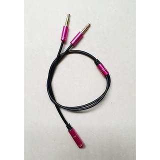 Dây Cáp gộp loa, cáp gộp dây loa 2 vào 1 audio và mic 3.5mm