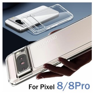 Ốp lưng dẻo Trong suốt cho Google Pixel 8/ Pixel 8 Pro bảo vệ máy