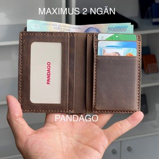Ví nam da bò nguyên tấm nhập khẩu pandago maximus cao cấp làm thủ công.