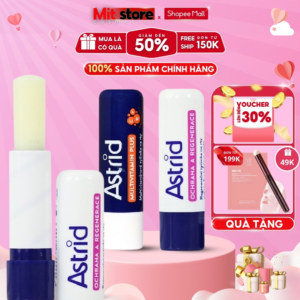 Son Dưỡng Astrid Lip Balm Dưỡng Ẩm Và Làm Hồng Môi Hiệu Quả 4.7g