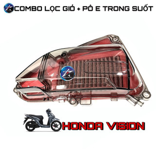 LỌC GIÓ ĐỘ - ỐP PÔ E KHÓI TRONG HONDA VISION 2021