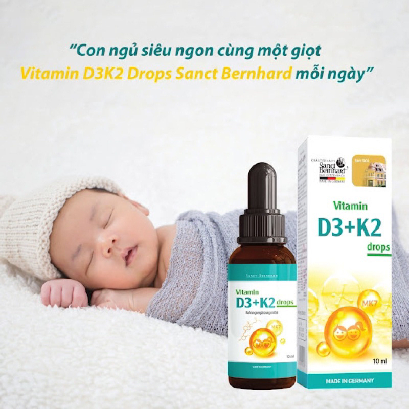 Vitamin D3 + K2 drops  Sanct Bernhard
