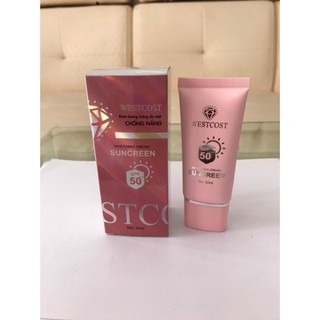 Westcost – kem dưỡng trắng da mặt chống nắng
