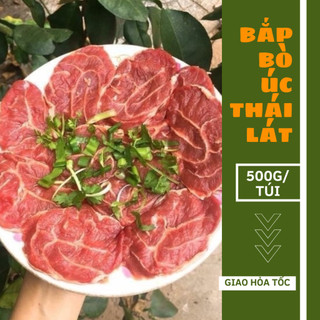 Bắp bò úc thái lát, nhúng lẩu, nướng túi 500g