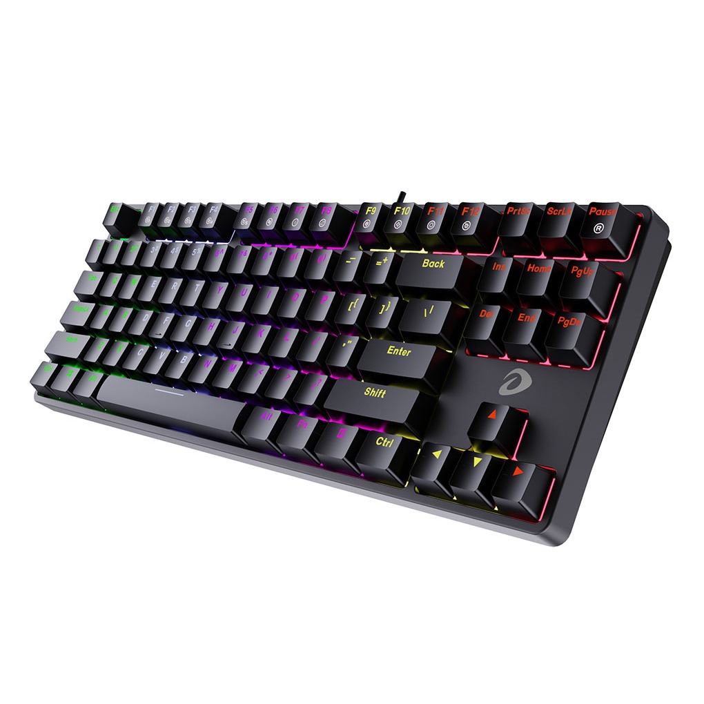Bàn phím cơ Gaming DAREU EK87 - Black (Multi-LED) - RED SWITCH