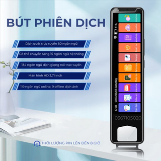 Bút phiên dịch đọc dịch xuất văn bản l-tek S Máy phiên dịch, máy thông dịch đa ngôn ngữ cao cấp hiện đại - Bảo hành 12T