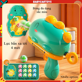 [TẶNG BÓNG] Đồ chơi súng ném bóng dính,Súng bắn phi tiêu cho bé Combo kèm bảng phi tiêu,Súng khủng long bắn bóng -Mã SS1