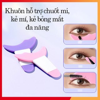 Dụng cụ hỗ trợ chuốt mi, kẻ mí, kẻ bọng mắt tiện lợi đa năng