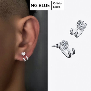 Khuyên tai hoa tai bông tai nam nữ bạc móc câu vòng thép titan không gỉ đẹp xỏ lỗ unisex phụ kiện thời trang đơn giản rẻ