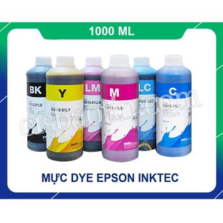 MỰC IN DYE EPSON INKTEC BÌNH 1L MỖI MÀU