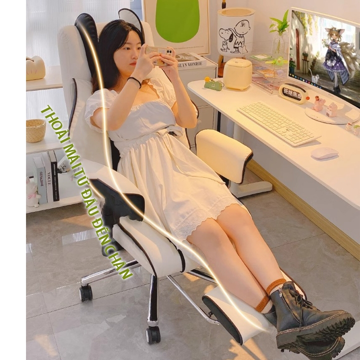 Ghế Gaming, Ghế Gaming Công Thái Học, Ghế Chơi Game Bọc Da Cao Cấp, Ghế Văn Phòng Ngã 135° Có Gác Chân M213 | BigBuy360 - bigbuy360.vn